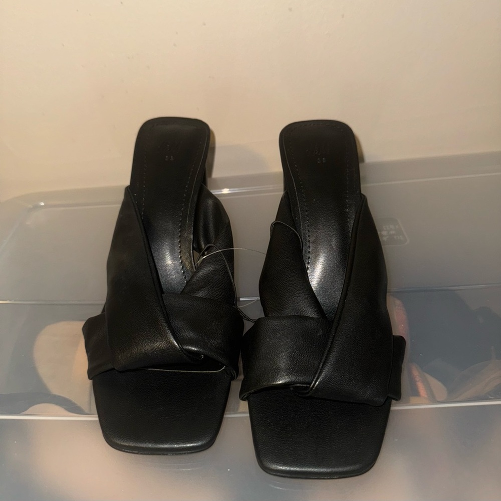 Black heels